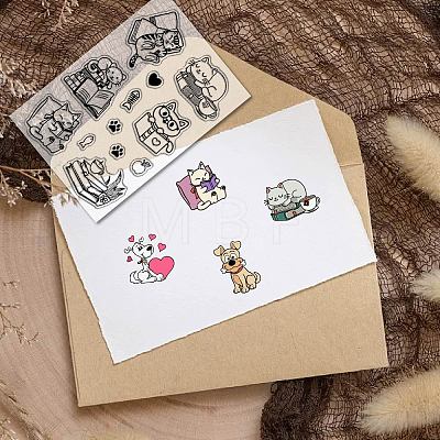 Custom Wall Theme PVC Plastic Clear Stamps DIY-WH0619-0008-1