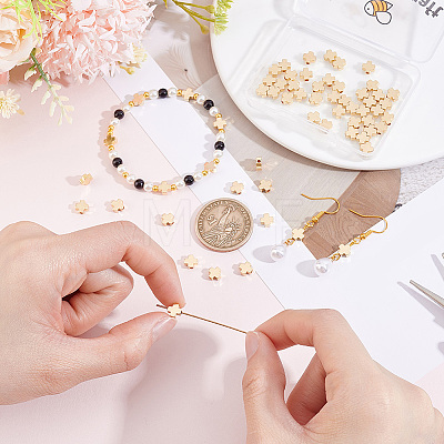 60Pcs Brass Beads KK-BBC0028-63-1
