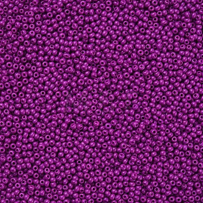 11/0 Grade A Baking Paint Glass Seed Beads X-SEED-N001-A-1073-1