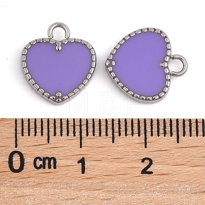 304 Stainless Steel Enamel Charms STAS-L022-485P-02-1