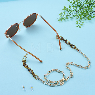 Aluminum Paperclip Chain Eyeglasses Chains AJEW-EH00030-1