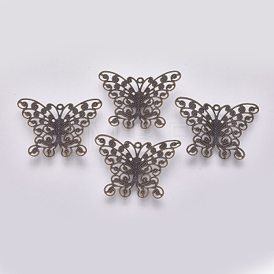 Brass Filigree Findings FIND-TAC0001-04AB-1
