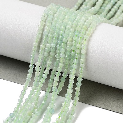 Natural Green Opal Beads Strands G-Z035-A02-01D-1