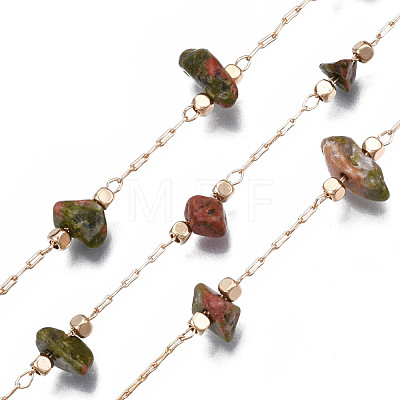 Brass Paperclip Chains CHC-N018-101-03-1