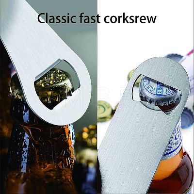 430 Stainless Steel Bottle Openers AJEW-WH0259-020-1