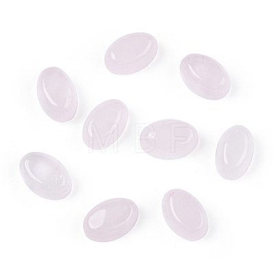 Natural Rose Quartz Cabochons G-A094-01A-12-1