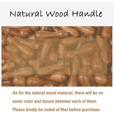 DIY Wood Wax Seal Stamp AJEW-WH0131-147-1