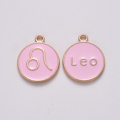 Alloy Enamel Pendants LS-X-ENAM-S124-01B-09G-1
