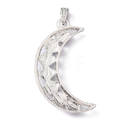 Chakra Jewelry Alloy Bezel Gemstone Big Pendants G-M039-02-1