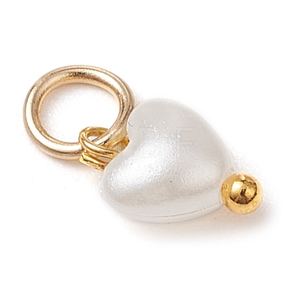 ABS Imitation Pearl Charms PALLOY-JF03222-02-1