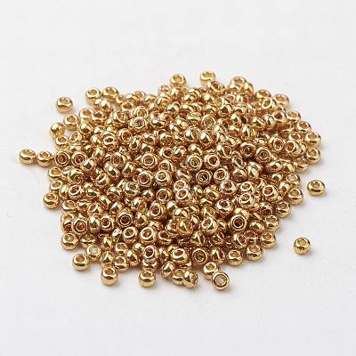 8/0 Grade A Round Glass Seed Beads SEED-N002-C-0561-1