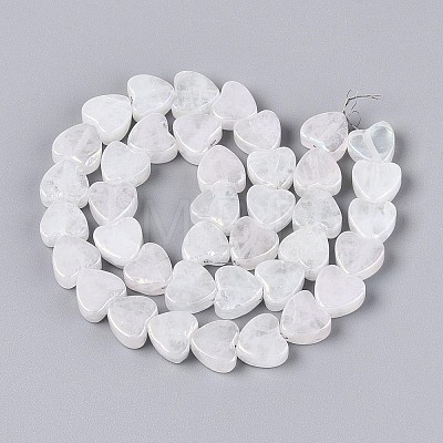 Electroplate Natural Quartz Crystal Beads Strands G-T144-41-1