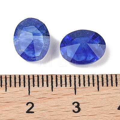 Blue Watermelon Stone Glass Cabochons G-C146-02H-1