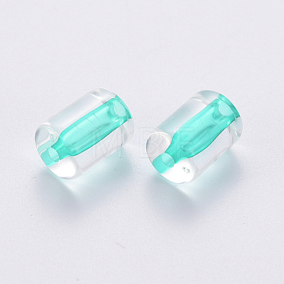 Transparent Acrylic Beads TACR-S154-17A-68-1