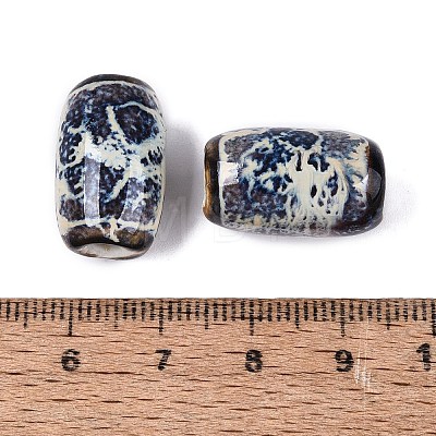 Vintage Handmade Porcelain Beads PORC-N013-12-18-1