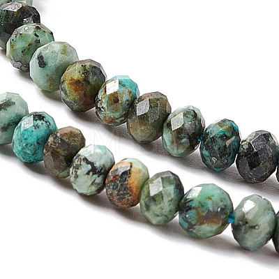 Natural African Turquoise(Jasper) Beads Strands G-F717-02B-1