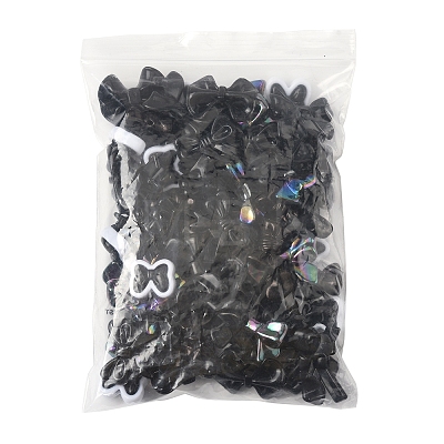 70Pcs 7 Styles Opaque Acrylic Beads MACR-FS0002-12-1