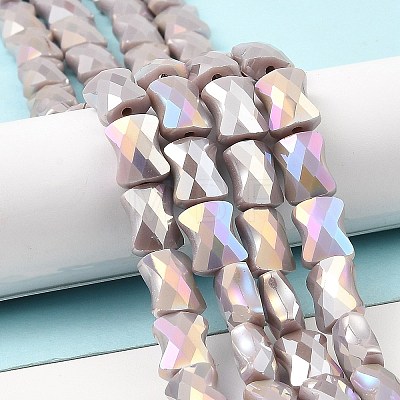 AB Color Plate Glass Beads Strands EGLA-P051-06A-B05-1