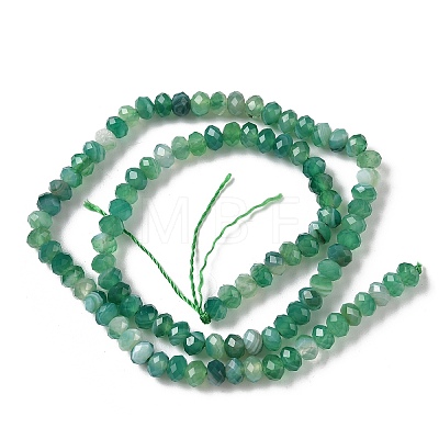 Natural Banded Agate Beads Strands G-D344-A34-05-1