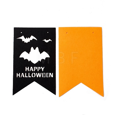 16Pcs 2 Color Flag Felt Ornaments LS-DIY-B054-02B-1