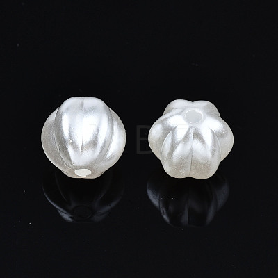 ABS Plastic Imitation Pearl Beads OACR-N008-118-1