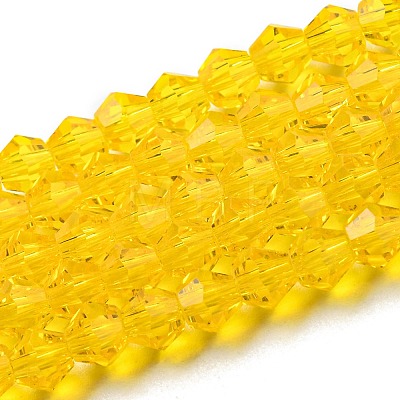 Transparent Glass Beads Strands LS-EGLA-A039-T4mm-D22-1