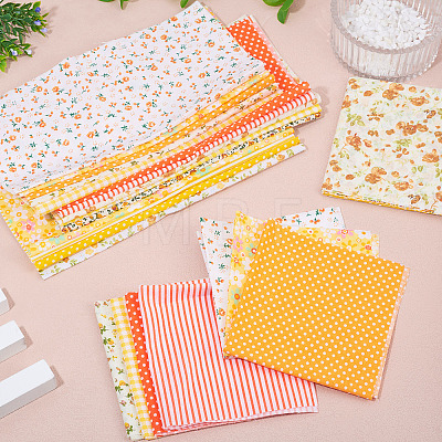28Pcs 14 Styles Cotton Fabric DIY-TA0014-80A-1