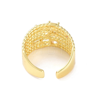 Brass Cuff Finger Rings RJEW-H227-02G-01-1