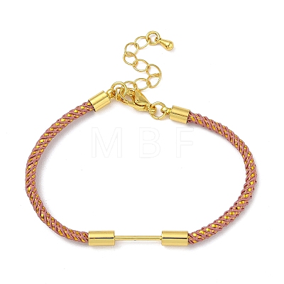 Braided Nylon Cord Bracelet Making MAK-L043-01G-10-1