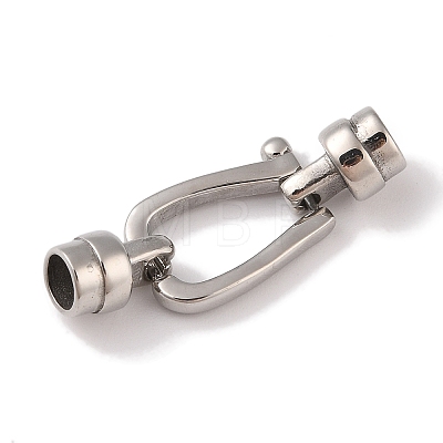 Non-Tarnish 304 Stainless Steel Cord Locks STAS-C109-25P-1