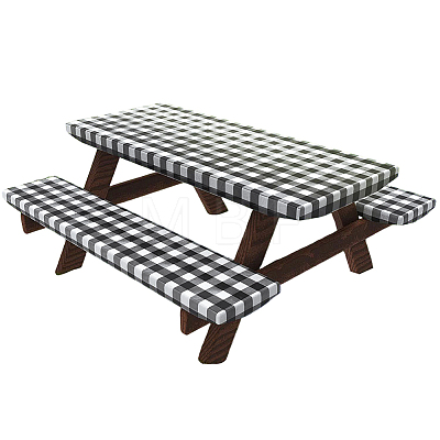 Plastic Table and Chair Cover AJEW-GF0013-84A-1