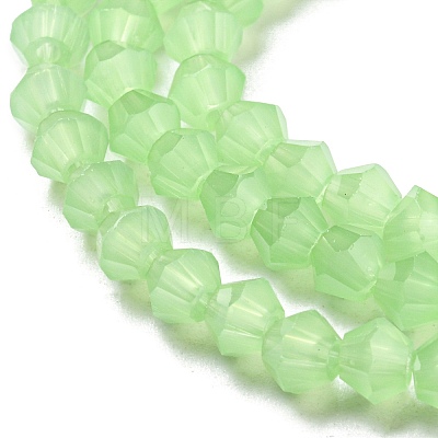 Imitation Jade Glass Beads Strands EGLA-A039-J4mm-D01-1