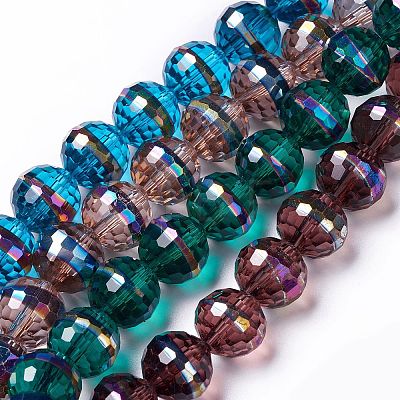 Transparent Glass Beads Strands GLAA-H022-06-1