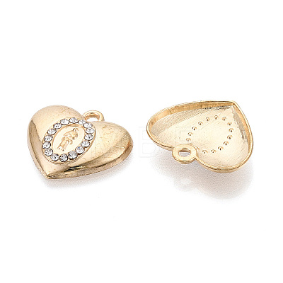 Alloy Rhinestone Pendants FIND-N008-26KCG-1