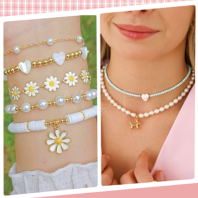 2 Strands Natural Freshwater Shell Beads Strands SHEL-SC0001-85A-1