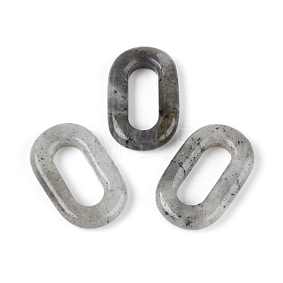 Natural Labradorite Pendants G-Q601-12G-1