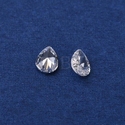 Teardrop-Shaped Cubic Zirconia Cabochons X1-ZIRC-TAC0004-02A-1