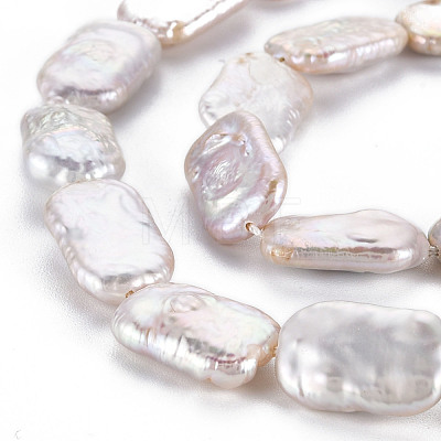 Natural Keshi Pearl Beads Strands PEAR-S020-D05-1