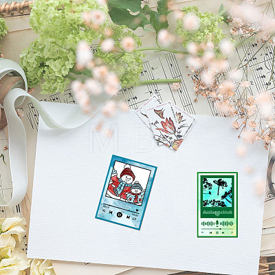 Custom Summer Theme PVC Plastic Clear Stamps DIY-WH0631-0120-1