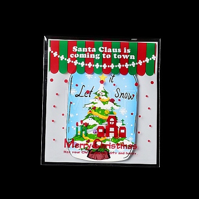 Christmas Theme Plastic Bakeware Bag OPP-Q004-03E-1