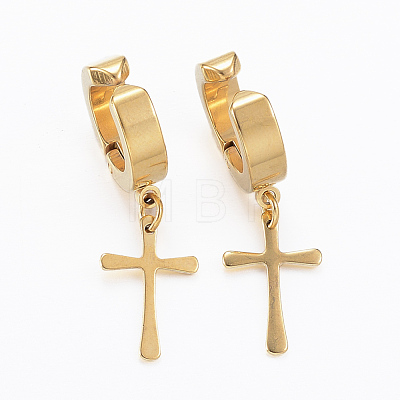 304 Stainless Steel Clip-on Earrings EJEW-H351-17-1