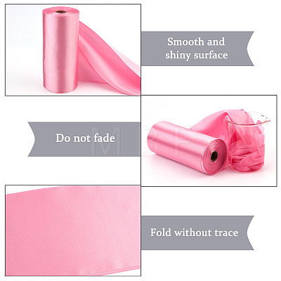 Flat Polyester Ribbons SRIB-WH0011-012F-1