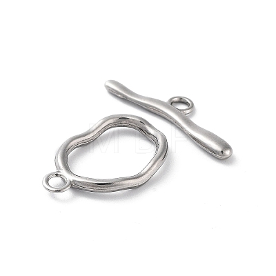 304 Stainless Steel Toggle Clasps STAS-A092-04B-P-1