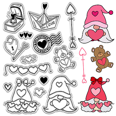 Custom PVC Plastic Clear Stamps DIY-WH0439-0238-1