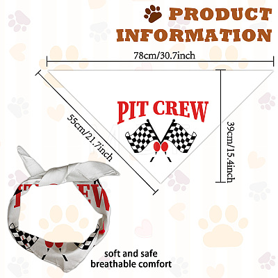 Cotton Dog's Kerchief AJEW-WH0503-034-1