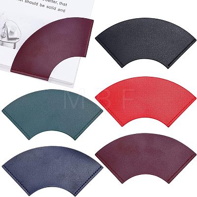 5Pcs 5 Colors Leather Corner Bookmark FIND-CA0004-58-1