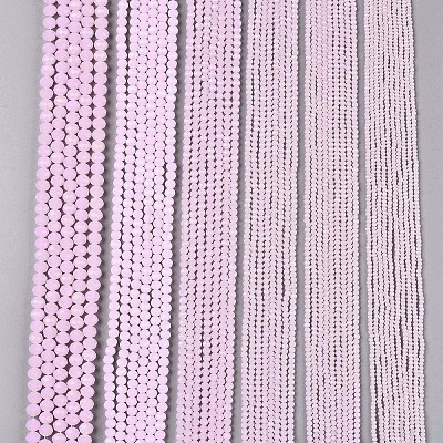 Glass Beads Strands EGLA-A044-J8mm-D02-1