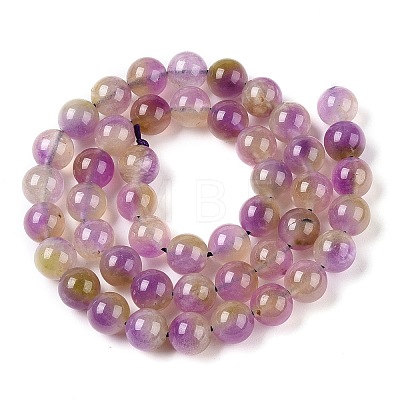 Dyed Natural White Jade Beads Strands G-T138-8mm-210-27-1