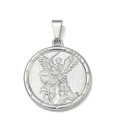Religion Theme 304 Stainless Steel Pendants STAS-F336-06D-P-1