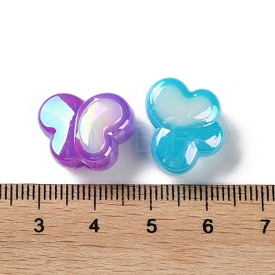 AB Color Plated Acrylic Beads SACR-I005-12B-1